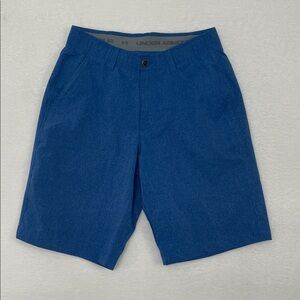 Under Armour HeatGear Loose Fit Golf Shorts Blue Size 30